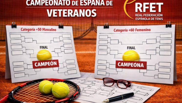 YA ESTÁN PUBLICADOS LOS CUADROS DEL 54º CAMPEONATO DE ESPAÑA DE TENIS VETERANOS INDIVIDUAL Y DOBLES