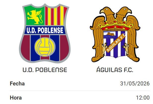 Entradas UD Poblense – Aguilas F.C.