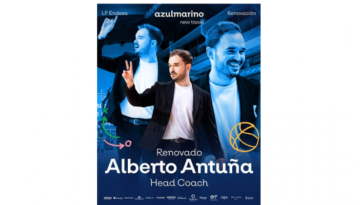 Alberto Antuña continuará a cargo del banquillo de Azulmarino