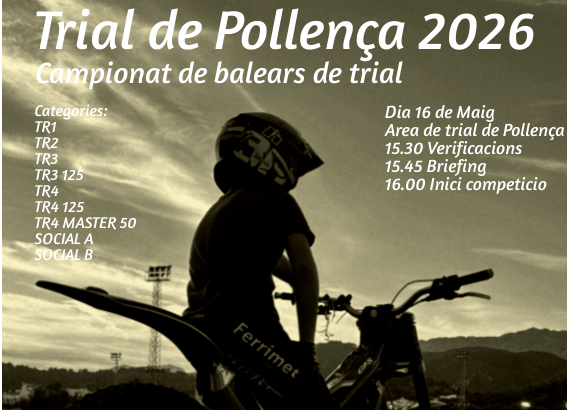 Pollença acoge el Campeonato de Baleares de Trial