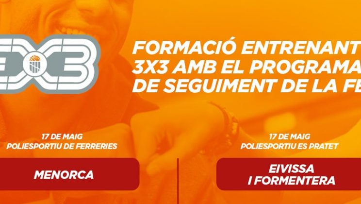 Els entrenadors podran gaudir d’una jornada de formació 3×3 a Menorca i Pitiüses