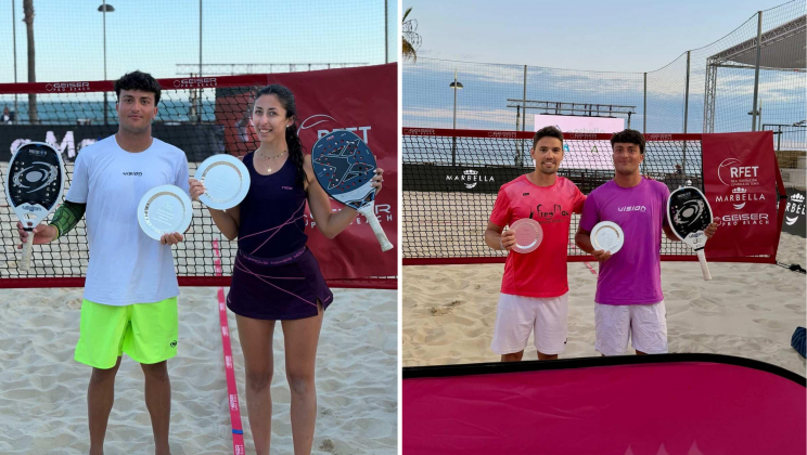 SERGI BAGUR LOGRA EL DOBLETE EN EL CAMPEONATO DE ESPAÑA ABSOLUTO DE TENIS PLAYA