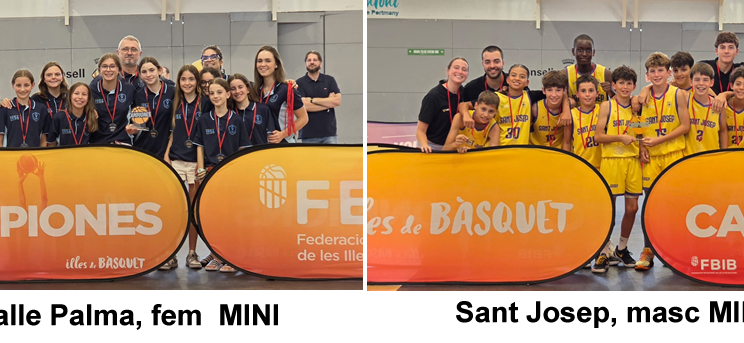 Sant Josep y La Salle Palma se llevan los  Campeonatos de Baleares mini