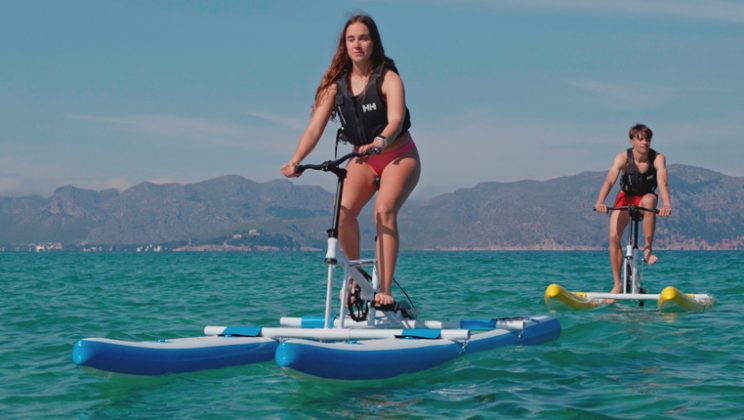 I Circuito de Bicicletas Acuáticas del Consell de Mallorca empezará a rodar con 200 participantes en el Parc de la Mar
