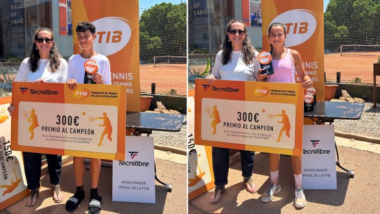 CATERINA LÓPEZ Y MARC MARCO CAMPEONES DE BALEARES INFANTIL