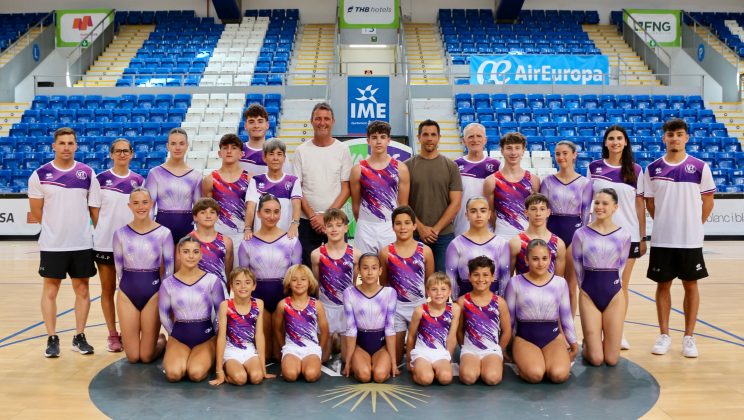 El Club Gimnástic Palma participa esta semana en el Campeonato Nacional Base DivinaSeguros de gimnasia artística en Pamplona.