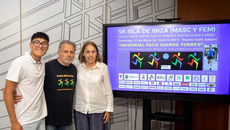 LA “43 MILLA URBANA ISLA DE IBIZA 2026”  RINDIÓ UN MERECIDO HOMENAJE   A PACO QUIRÓS TORRES