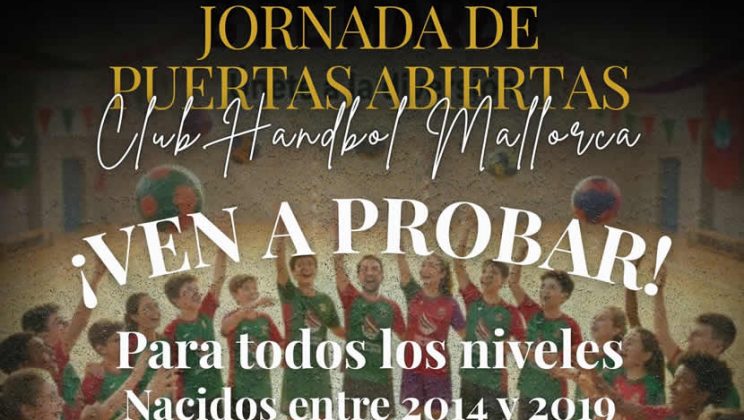 EL CLUB HANDBOL MALLORCA ORGANIZA UNA JORNADA DE PUERTAS ABIERTAS EN MARRATXÍ