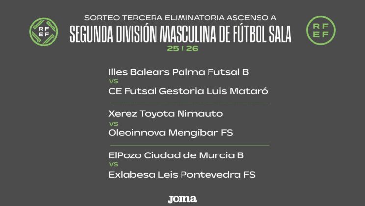 El Palma Futsal B ya conoce su último obstáculo hacia el ascenso: se medirá al CE Futsal Gestesa