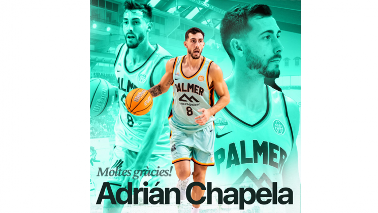 Adrián Chapela finaliza su aventura en el Palmer Basket