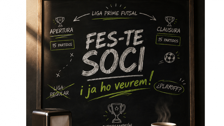 «Fes-te soci i ja ho veurem», campaña de abonados para la temporada 2026/27