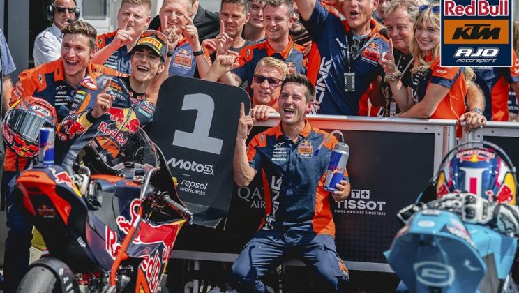 Uriarte gana desde la pole en el Gran Premio de Alemania.
