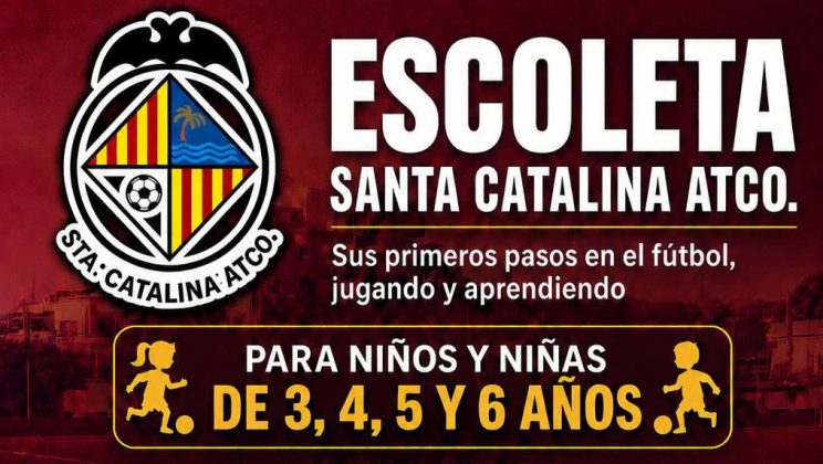 El Club Santa Catalina ATCO. Abre escoleta de Futbol
