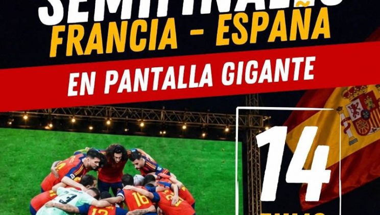El Ajuntament ultima los detalles para la retransmisión de la semifinal del Mundial entre España y Francia en una pantalla gigante en Son Fusteret