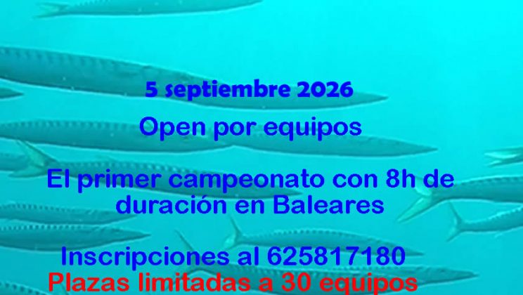 1º maratón solidario de pesca submarina, 5 Septiembre