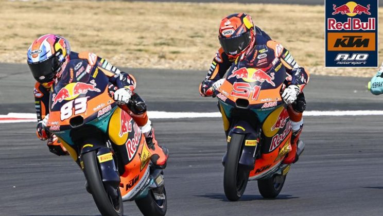El equipo Red Bull KTM Ajo Moto3 llega en plena forma al GP de Aragón.