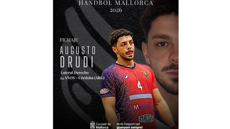Augusto Drudi refuerza al Handbol Mallorca con gol y experiencia internacional