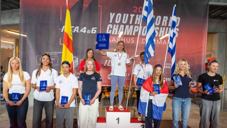 Blanca Ferrando, subcampeona del mundo de ILCA 4 en Dinamarca