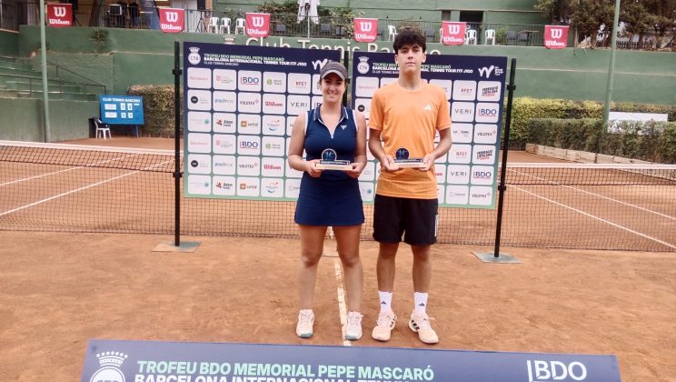 SELENA ROMERO CAMPEONA DE DOBLES Y TONI ESCARDA FINALISTA DE DOBLES EN EL ITF J100 DE TARRAGONA