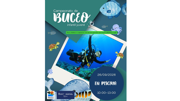 Campeonato de buceo infantil y juvenil, 26 septiembre 2026