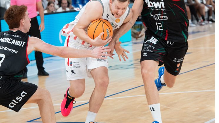 El Fibwi Mallorca Bàsquet Palma pelea y da la cara pero cae ante el acierto del Grupo Alega Cantabria