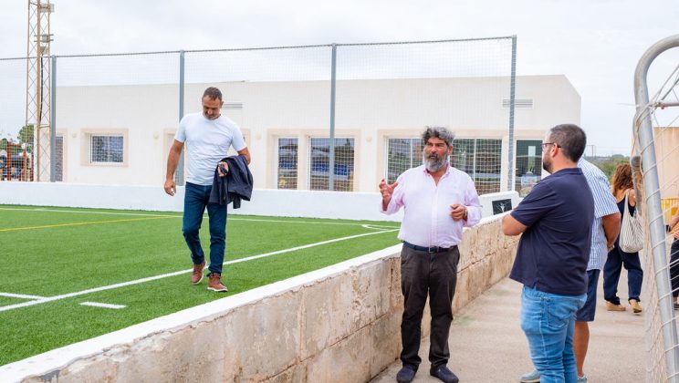 Ses Salines culmina las mejoras de las instalaciones deportivas municipales con una inversión de casi 214.000 euros aportados por el Consell de Mallorca