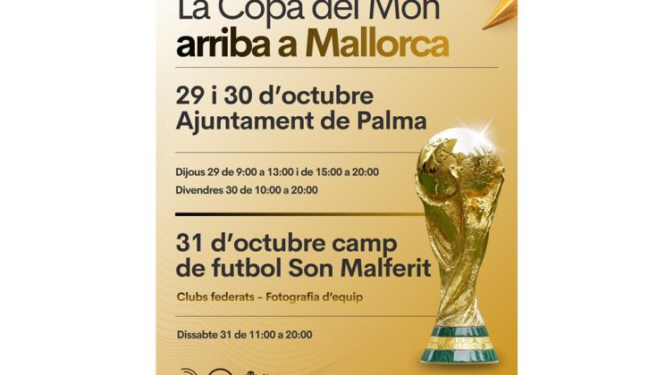 La Copa del Món arriba a Mallorca per acostar a la ciutadania el triomf de la selecció espanyola
