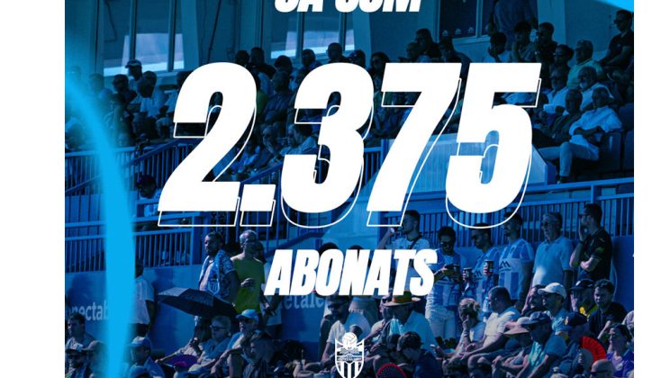 El CD Atlético Baleares alcanza los 2.375 abonados, su mejor cifra desde 2019
