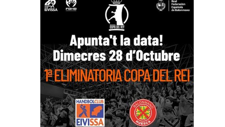 El Trasmapi Gobycar & Citubo HC Eivissa recibirá al Bada Huesca en la Copa del Rey